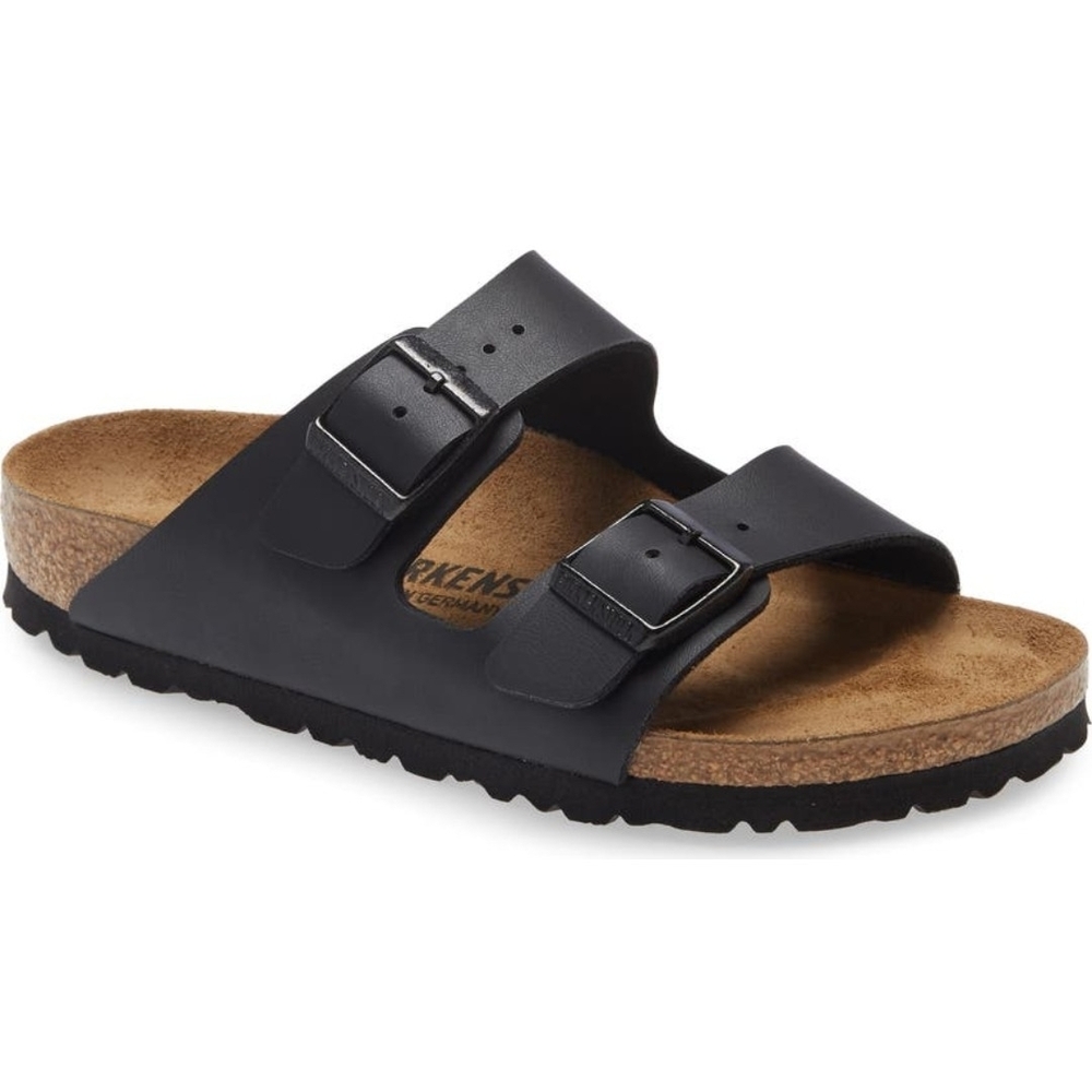 Birkenstock Arizona Black Two-Strap Sandal